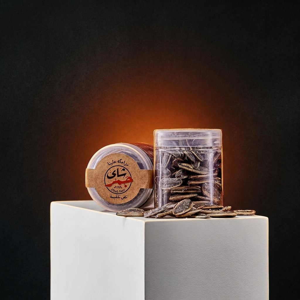 Chai Jmr roasted salted seeds jar